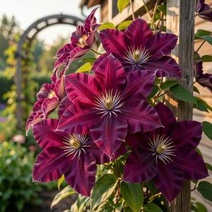 Клематис Мадам Джулия Корревон